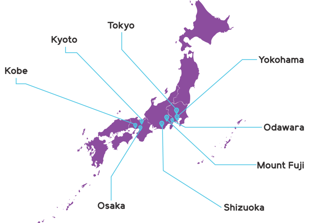 Rugby-World-Cup-Japan-Irish-Supporter-Tours-Map-Origami